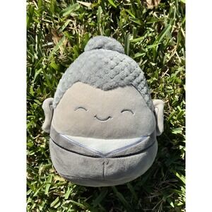 Squishmallow Hodge Buddha Gray Kellytoy Plush Stuffed 7.5" Animal Toy
